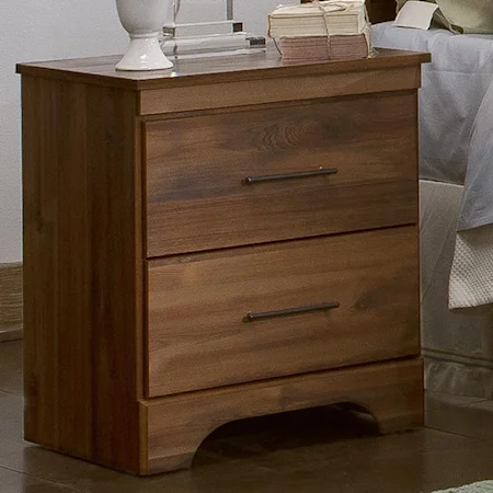 Urban Casual Night Stand with Arched Base